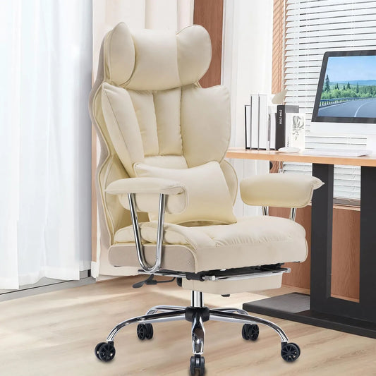 Big and Tall Office Chair 400lbs, Beigi
