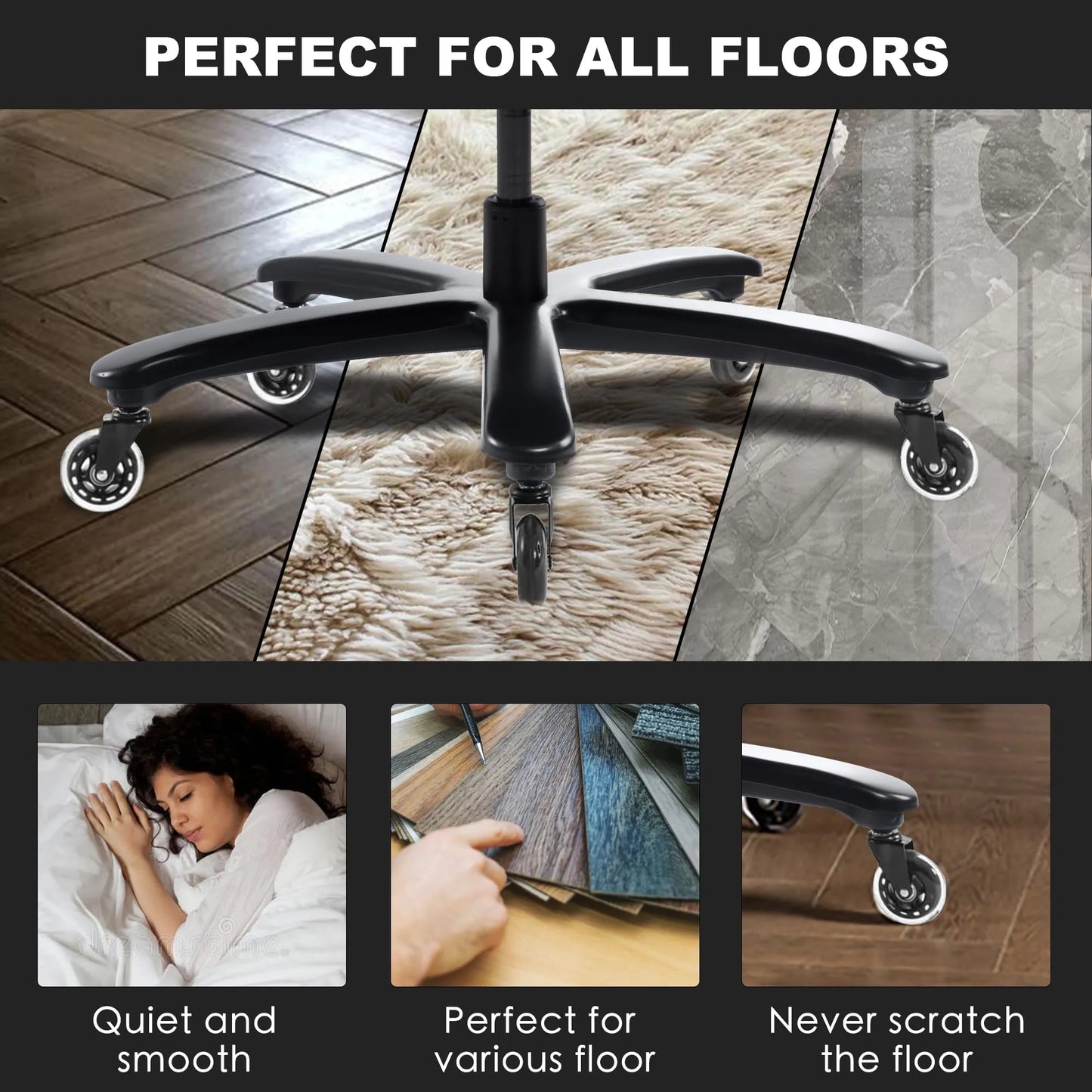 Big and Tall Office Chair 500lbs, Brown